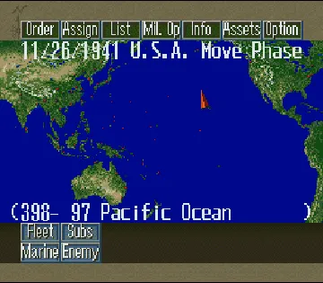 P.T.O. II - Pacific Theater of Operations (USA) screen shot game playing